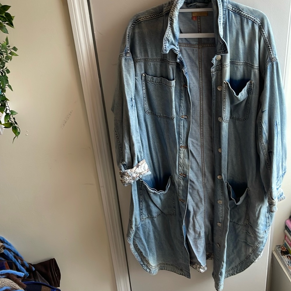 Anthropologie Pilcro denim duster/dress